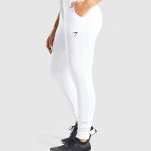 Gymshark Soft White Joggers size small